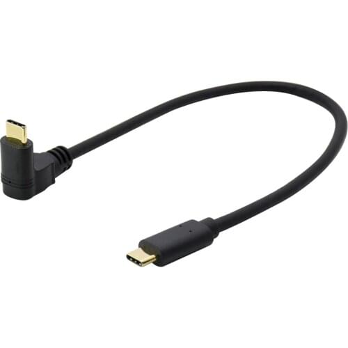 USB3.1 GEN2 10Gbps usb c cable gold plated connector type-c male to type c male data and 5A fast charge cable 1ft