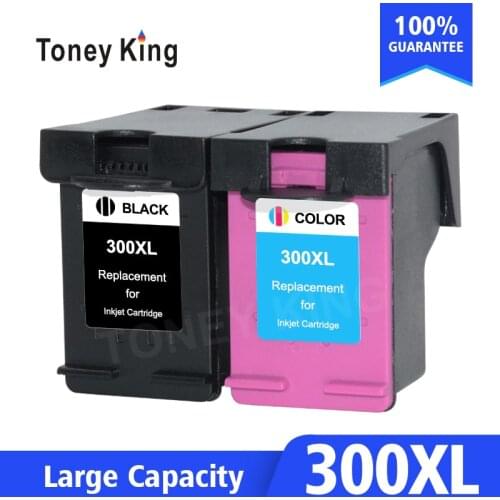 Toney king 300XL Remanufactured Ink Cartridges Replacement for HP 300 for Deskjet D1660 D2560 D2660 D5560 F2420 F2480 F2492