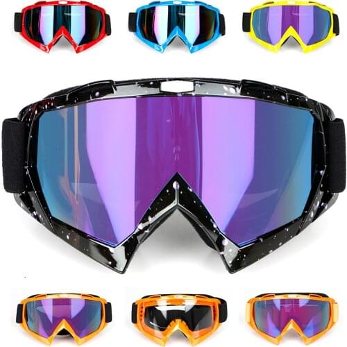 Protective Flexible Cross Helmet Face Mask Goggles For Motocross Goggles ATV Dirt Bike UTV Eyewear Gear Glasses