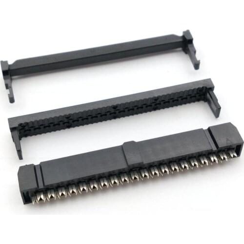 10pcs Female Header FC-40P 2.54mm IMC Hot Dual Row 40 Pin IDC Socket Connector