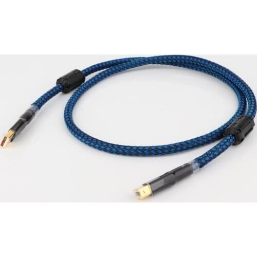2FT/3FT/5FT HIFI USB Cable DAC A-B Alpha OCC Digital AB Audio A to B high end