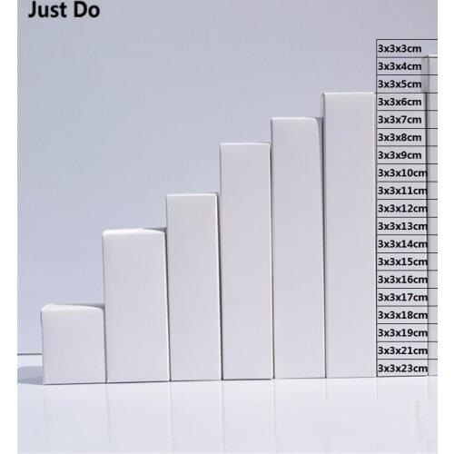 3*3cm 50pcs blank white paper box white Gift Box For Wedding Birthday Party Candy Cookies gift cosmetics packaging box