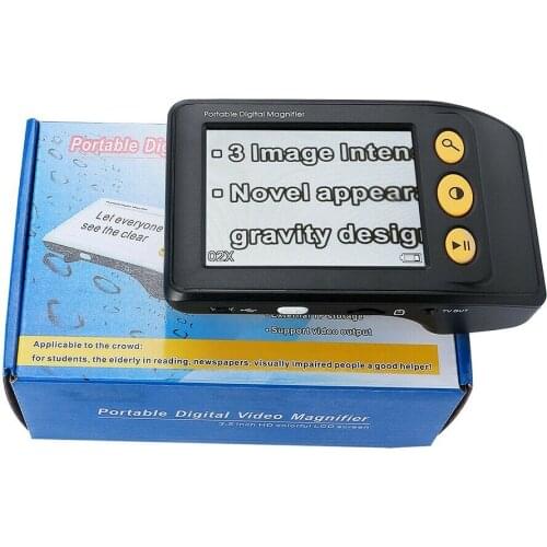 3.5" Screen Portable Digital Magnifying Glass Electronic Low Vision Video Elderly People Helping Reading Newspaper Magnifier