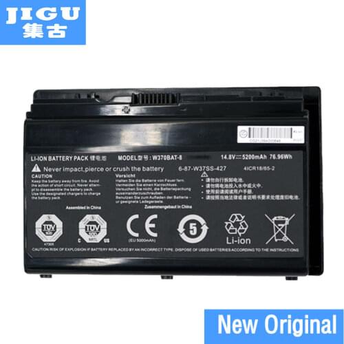 JIGU Laptop Battery 6-87-W370S-427 6-87-W370S-4271 6-87-W37ES-427 6-87-W37SS-427 W370BAT-3 W370BAT-8 FOR CLEVO K590S K790S