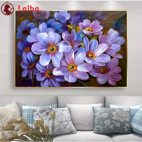 Diamond Embroidery Abstract art, flower Full Square round Diamond Mosaic Rhinestones Art Painting Cross Stitch Wall Decor