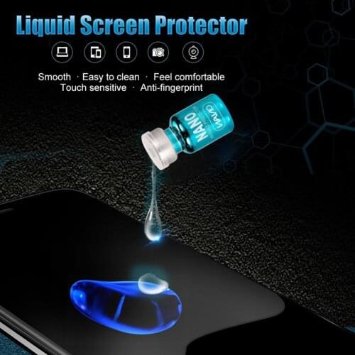 Antibacterial Anti-scratch HD-compatible Nanotechnology Liquid Screen Film Cover for Mobile Phone