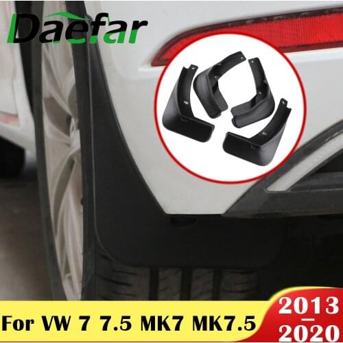 Car Mud Flaps For Volkswagen 7 7.5 MK7 MK7.5 2013 - 2020 Accessories Mudguard Splash Guards Fender Mudflaps
