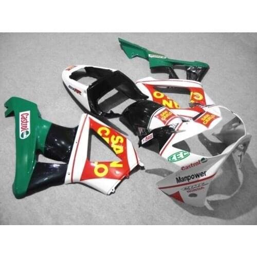 Dor-Motorcycle Fairing kit for CBR900RR 00 01 CBR900 929 CBR900RR 2000 2001 Black white green ABS Fairings set