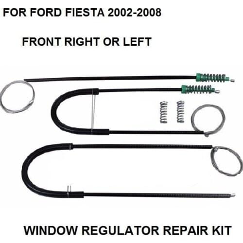 CAR WINDOW KIT FOR FORD FIESTA ELECTRIC WINDOW REGULATOR REPAIR KIT FRONT LEFT or RIGHT 2/3 N/S 2002-2008
