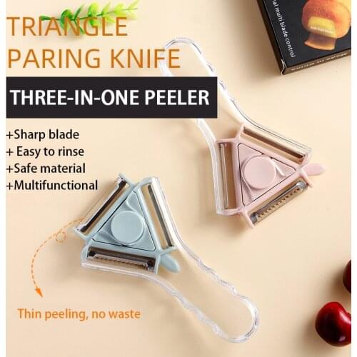 Three-In-One Peeler Kitchen Household Convenient Peeler Apple Potato Multifunctional Peeling Knife