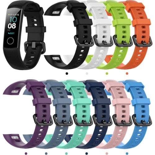 Soft Silicone Strap For Huawei Honor Band 5 Smart Bracelet Accessorie Suitable For Huawei Honor Band 5 Strap Replacement Bands