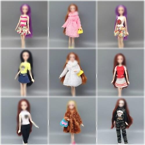 30cm Doll Dress Fashion Clothes for licca For Barbie Doll Accessories Baby Toys Best Girl' Gift