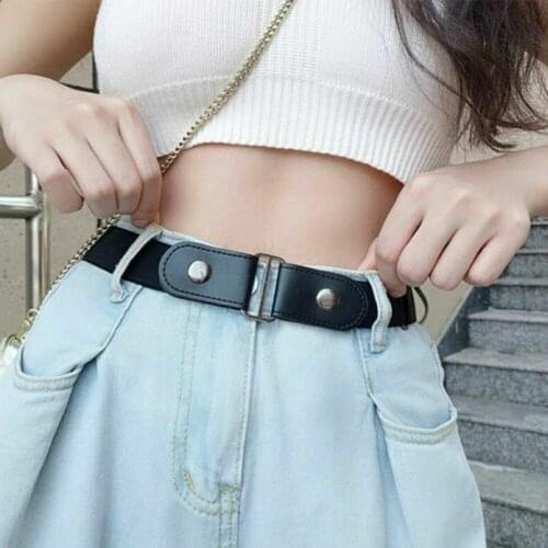 6 Colors Buckle-Free Waist Belt For Jeans Pants,Dresses,No Buckle Stretch Elastic Waist Belt For Women/Men,No Hassle Belt