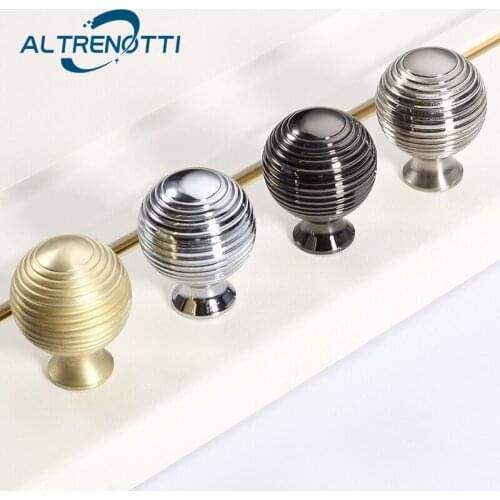 Single Hole Furniture Handle Drawer Wardrobe Door Pull Zinc Alloy Simple Modern Cabinet Kitchen Cupboard Closet Knob Hardware