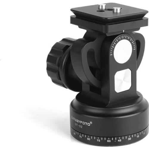 SUNWAYFOTO DT-02 Monopod Head For DSLR Camera Monopod Ballhead Professional Aluminum Monopod Ballhead Monopod Head