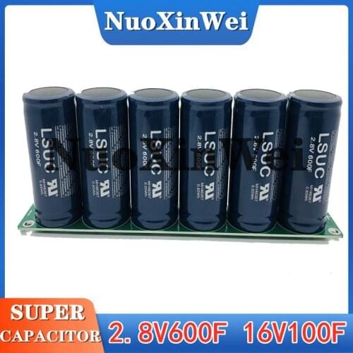 South Korea LSUC 2.8V600F Super Capacitor Auto Rectifier electric ballast 16v100f Startup Capacitor