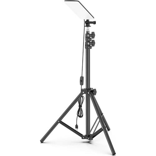 Telescopic Tripod Lamp Light Selfie Camera Lamp USB Powered Adjustable Folding Height Outdoor Camping Multifunction Light