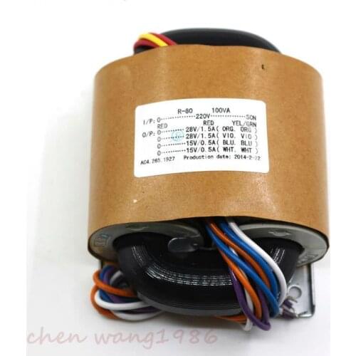 100W R-Core Transformer28V+28V 15V+15V for Headphon amp /preamp