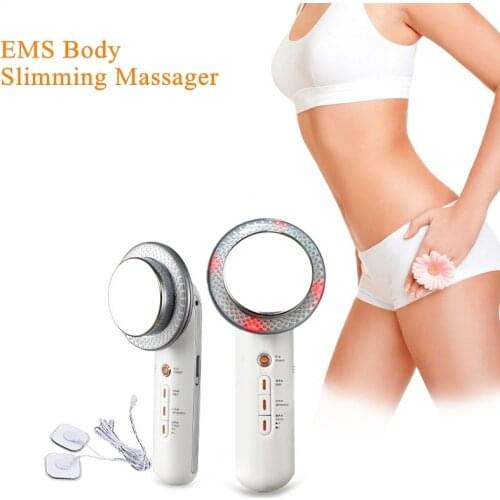 EMS Body Slimming Massager Ultrasound Cavitation Weight Loss Anti Cellulite Fat Burner Galvanic Infrared Ultrasonic Wave Therapy