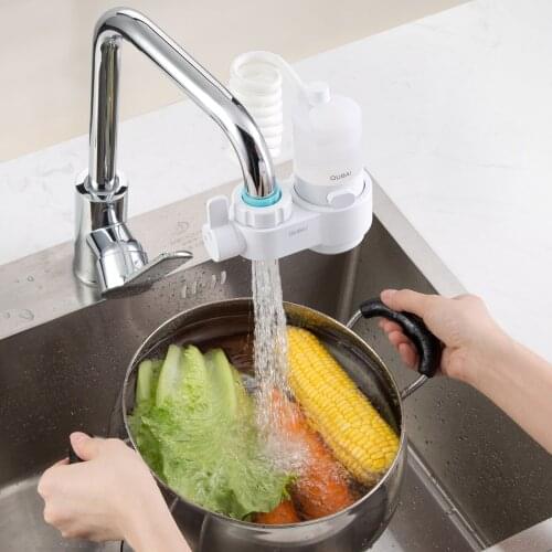 Faucet Booster with Flexible Telescopic Hose Automatic Foaming Saver Water Flow Setting Tool Kitchen Faucets