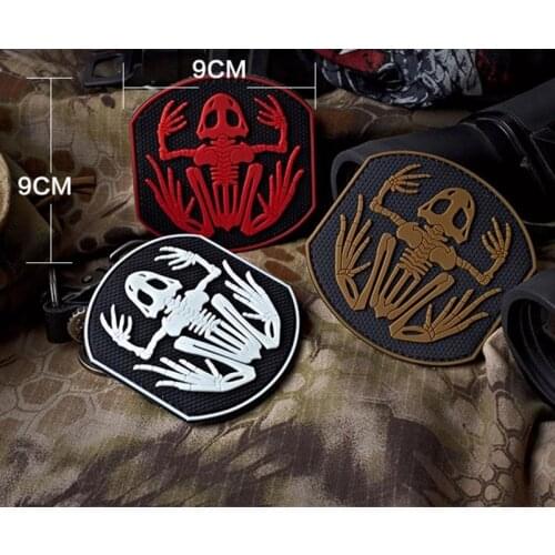 Navy Devgru Seal Team 6 Skeleton Frog Frogman Pvc Rubber Patch Army Tactical Swat Patch