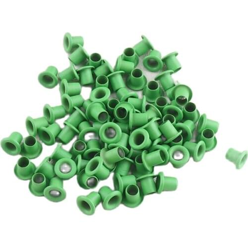 100 sets 4*5mm Metal Eyelets green for Leathercraft DIY Scrapbooking Shoes Belt Cap Bag Tags Clothes Fashion Accessories sewing