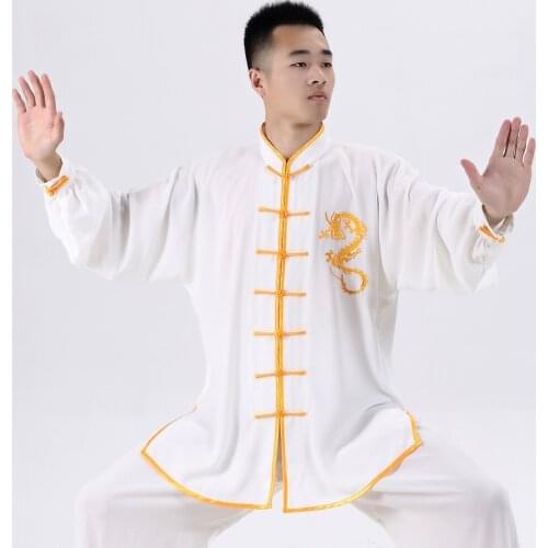 Wushu Sets Performance Wear Embroidered Taijiquan Long Sleeve Taichi Suit Spring Summe Morning Exercise Martial Arts Clothes
