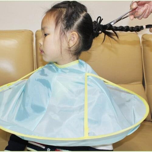 1Pc Kids Barber Aprons Salon Polyester Waterproof Hairdresser Children Infant Baby Hair Cutting Cape Flower Gown Barber Aprons