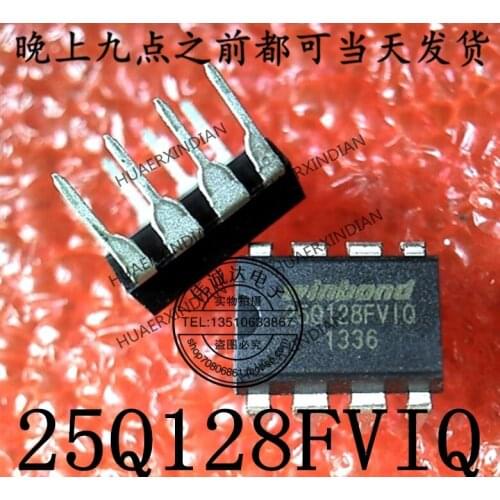1Pieces new Original W25Q128FVIQ 25Q128FVI0 25Q128FV1Q DIP8 In stock real picture