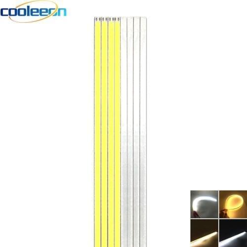 10pcs 500*6mm LED Bar Light Strip 50cm 20in 12V COB Lamp for Car Lighting Work House Decor Lamp White Dimmable Bendable LED Bulb