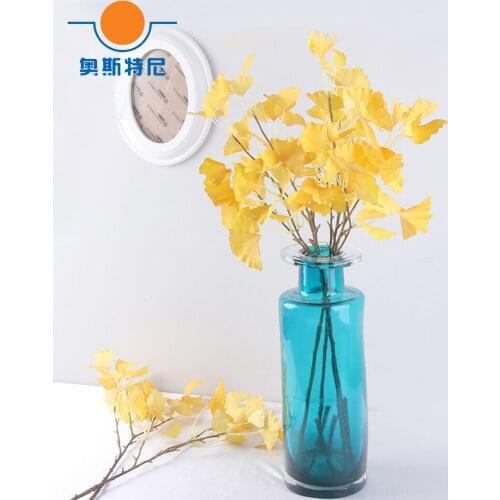 10pcs artificial ginkgo leaf branch&artificial Folium Ginkgo branch