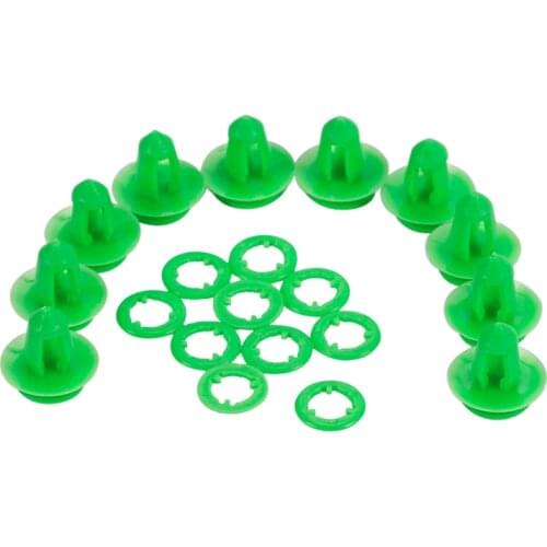 50pcs Green Auto Fasteners Car Door Card Trim Panel Clips Rear Tailgate Interior Accessories for Mercedes /Benz VITO VIANO W639