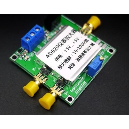 AD620 Single Supply microvolt small millivolt signal instrumentation amplifier