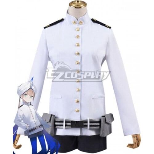Fate Grand Order Rider Nemo Stage1 Adult Uniform Outfit White Coat Shorts Hat Belt Halloween Suit Cosplay Costume E001