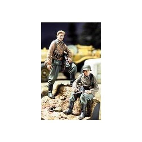 Resin Figures Soldier German Soldier Two-Person Suit 1:35
