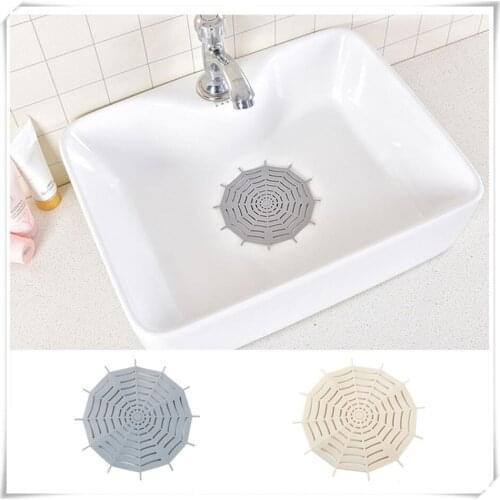 1PC Kitchen Sink Strainer Silicone Floor Vegetable Catch Waste Universal Net Bathroom Hair Catcher Filter Shower XB 080