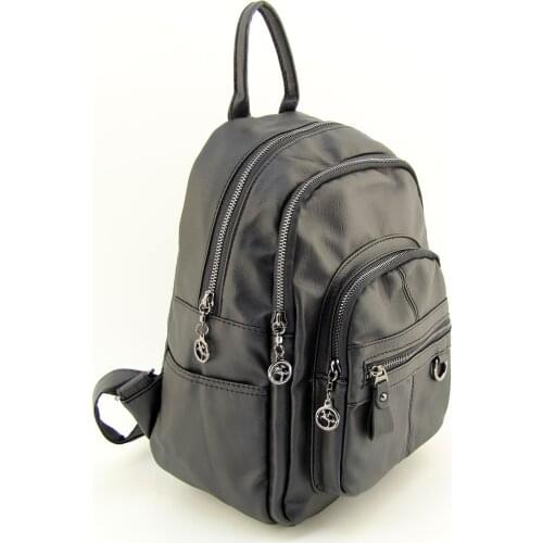 HNB 2021 Spring Summer Fashion Hand Work Light Multi-Pocket Washed Leather Temporary Shed Women Backpack 2001 NS0939