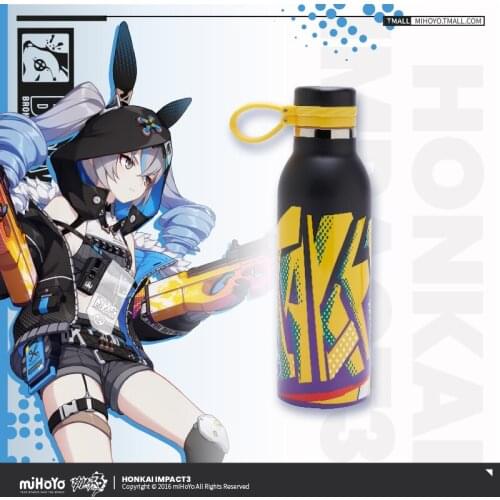 Anime Game Honkai Impact 3 Bronya Zaych Fashion Stainless Steel Vacuum Cup Thermos Cup Water Bottle Xmas Gift