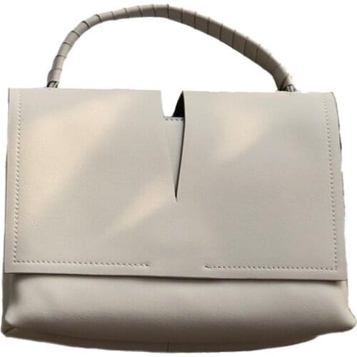 Cow leather 2020 new leather womens bag elegant versatile portable slant shoulder bag