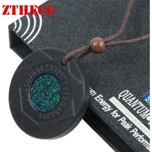 New Sun Flower Crystal Quantum Pendant Radiation Protection Necklace Energy Ions Health Jewelry Vintage Mens Necklaces Japanese