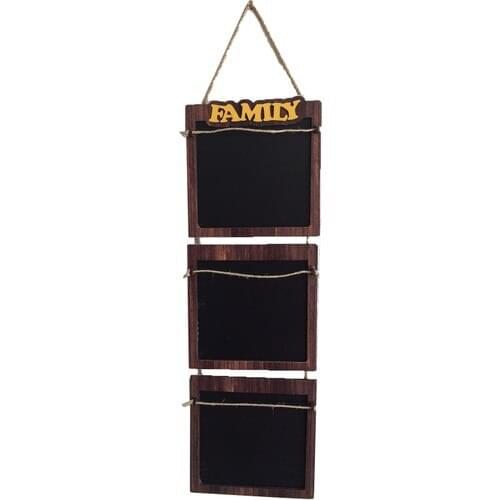 Practical Decor Latch Blackboard Robe Hook Triple Family Yellow