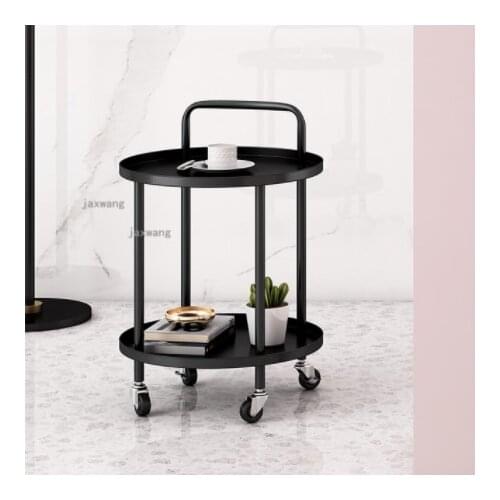 Light Luxury End Tables Removable Sofa Side Table Nordic Pulley Coffee Table Home Living Room Furniture Sofa Corner Table