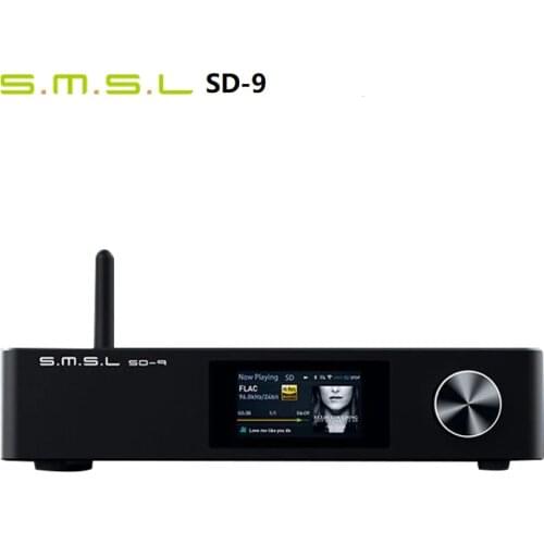 SMSL SD-9 MQA Full Decoding HiFi Network Digital Music Player SD9 Support DSD WAV APE FLAC AIFF MP3 DLNA Airplay Desktop Player