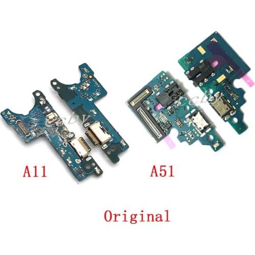 USB Charging Dock Port Connector Flex Cable For Samsung Galaxy A01 A11 A31 A41 A51 A71 A21S