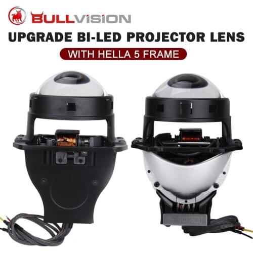 3.0'' Projector Bi led Lenses with Hella 3R G5 LED Headlight 70W 6000K High Beam Spotlight Tuning Accessories projetor retrofit