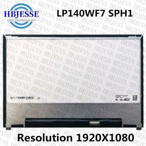 14.0" IPS LED Screen For Dell Latitude 7490 FHD 1920x1080 Display N140HCE-G52 NV140FHM-N47 LP140WF7 SPH1 0KW8T4