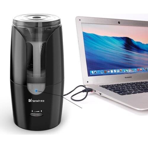 Tenwin Art Automatic Electric Sharpeners Mechanical Pencil Sharpener For Painting Drawing Stationery Office School Supplies