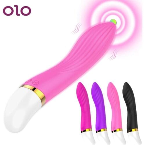 OLO G-Spot Vibrator Clitoris Stimulator Dildo Vibrators Wand 12 Frequency Sex Toys For Woman Female Masturbator Adult Products