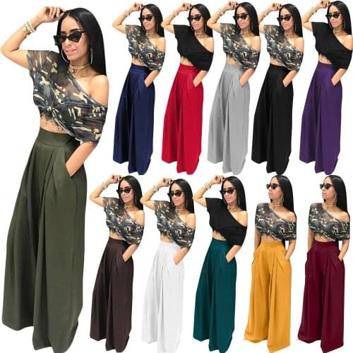 XIKUO Women's Wide Trousers