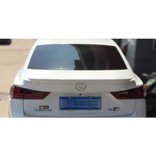 RQXR ABS tail wing rear spoiler lip for lexus is200 is250 is350 is300 2013-2017 unpainted